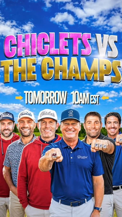 Tomorrow…

We got a Sandbagger full of CHAMPIONS. @barstoolgruden, @pattymaroon, and @rmcdonagh27 are teaming up and taking on the boys 🏌️‍♂️

10AM EST on Chiclets YouTube.
