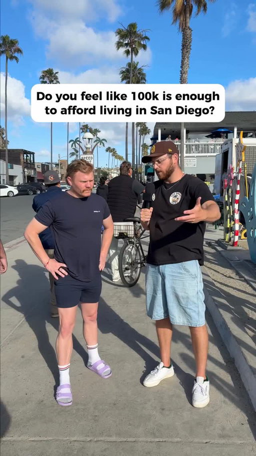 Is $100k enough to live in San Diego?

#sandiegoliving #streetinterview