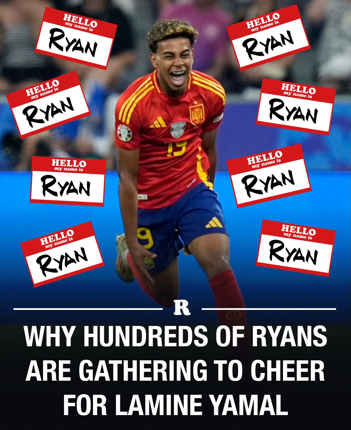 Lamine Yamal? No. Ryan Yamal. 

Fanatics is bringing the jerseys. We’re bringing the Ryans. Celebrate Ryan Yamal’s first World Cup match with us at Copa del Ryan happening on June 26 in Brooklyn, NY. RSVP in bio