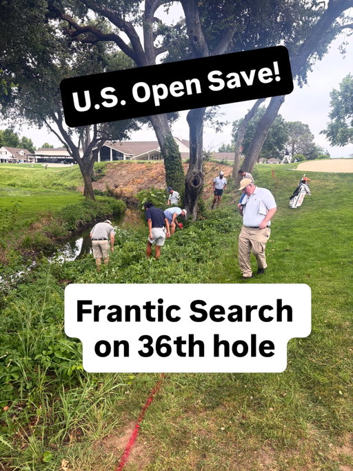 After a near perfect 36 holes, Eric Lee hit his drive on his 36th hole of day into the woods leading to a 7 person search party to find the ball. While Lee couldn’t find it, his up and down for bogey and his score of 6-under was good enough to advance to the US Open. ! @e.ric.lee @ncga1901

📷 @matt.fehr18
