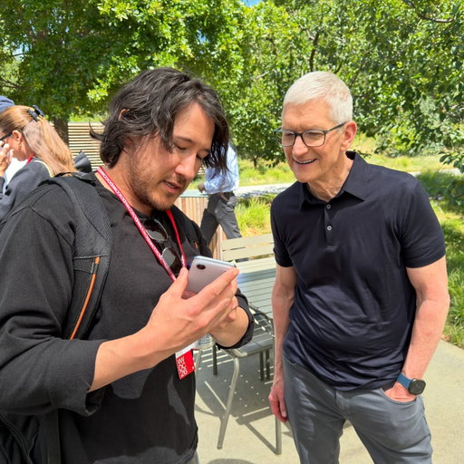 Which one of you told Tim Cook about my Mac Studio render farm? I guess I have to thank you because it (somehow) got me an invite to WWDC this year! Had an amazing time at @apple and they were actually interested in hearing how my crazy setup helped make Iron Lung possible. Thank you!!