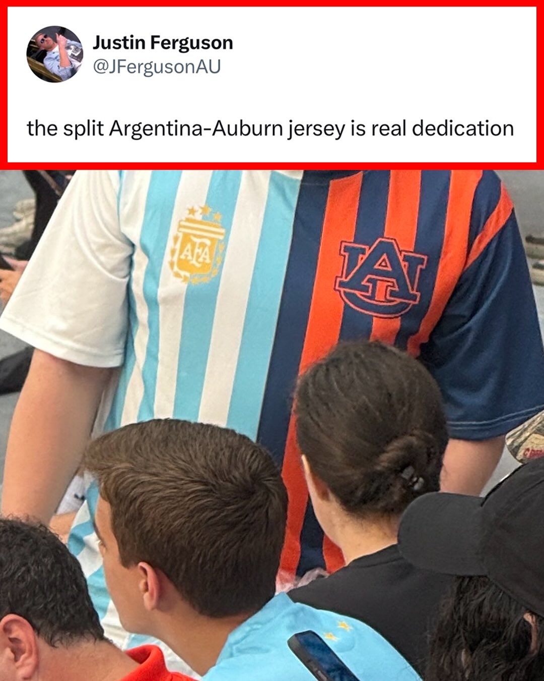 Lionel Messi and Argentina took over Jordan-Hare Stadium at Auburn University 🙌

(via @auburntigers, h/t JFergusonAU/X, JonoWilly/X, davidubben/X)