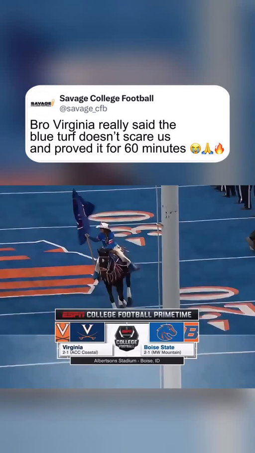 September 22, 2017

Virginia walked into Albertsons Stadium as a 14 point underdog and left with one of the most shocking road wins in college football that season.

The Cavaliers had lost 20 of their last 21 road games coming in and had not beaten a non-conference opponent on the road since 2011. Nobody gave them a chance on Boise State’s iconic blue turf. ￼ Virginia didn’t care.

Kurt Benkert was absolutely brilliant from the opening drive. He threw for 273 yards and three touchdowns including a 64-yard laser to Andre Levrone to open up the second half and blow the game wide open. ￼ And when Boise State tried to answer Olamide Zaccheaus ripped off a 56-yard touchdown run in the third quarter to put any doubt to rest. ￼

Virginia out-gained Boise State 440-283 with a ridiculous 167-30 differential in the running game. ￼ A total team demolition on one of the hardest road environments in college football.

It was Boise State’s worst home loss since 2001 and the first time a non-conference team had beaten the Broncos at Albertsons Stadium since 2000. ￼

Bronco Mendenhall kept it simple after “We just came to play UVA football and all that changed was the location.” ￼

Nobody saw that coming. Nobody. 🏈🟠💙

#Virginia #Cavaliers #BoiseState #Broncos #CollegeFootball