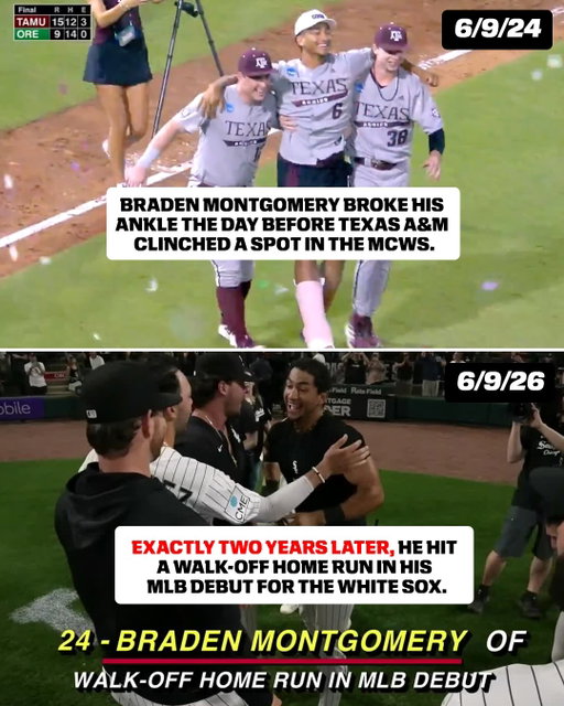 What a moment for Braden Montgomery 👏