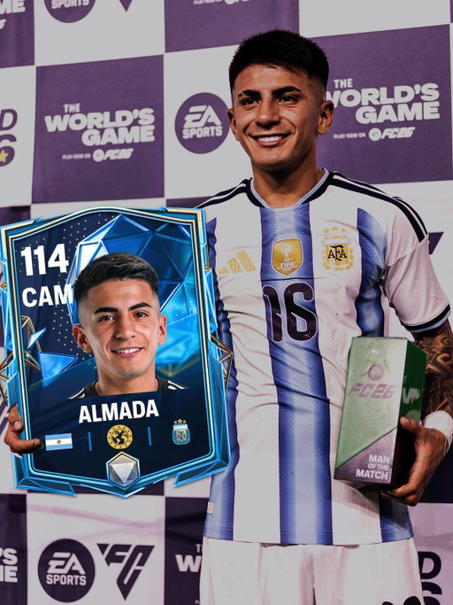 Thiago Almada, Brahim Díaz & Endrick picking up their EA SPORTS FC Road to ’26 MOTM awards 😎🥇

Locked in for the summer ⏳