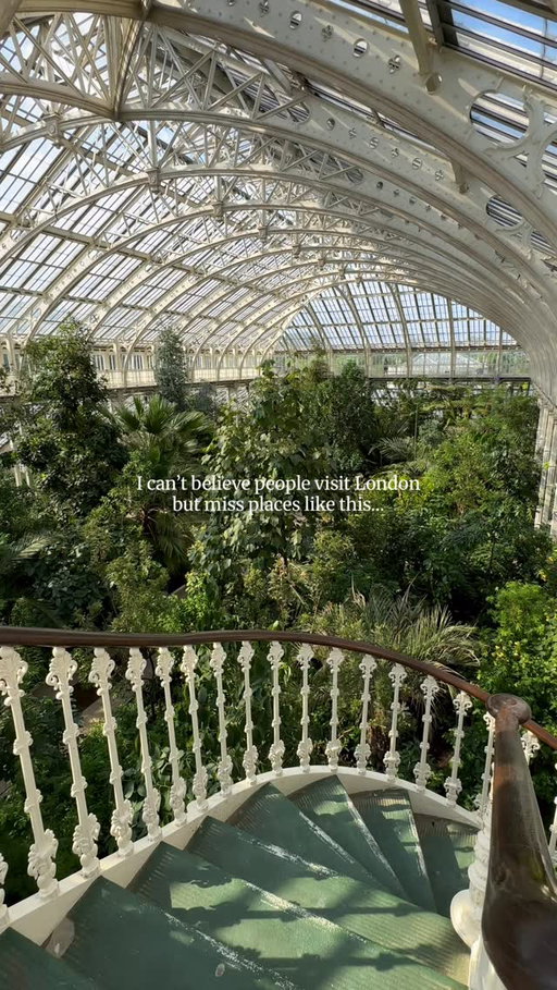 I can’t believe people visit London 
but miss places like this… 🌳 @kewgardens

🍃 This botanical paradise sits in leafy west London near Richmond and is easily accessible from central London on the District line, which takes about 40 minutes 

🪷 Kew Gardens is huge with so much to see and do! From their stunning rose garden in bloom right now, to their incredible giant water lilies at bloom from late June in the Water Lily House and in the Princess of Wales Conservatory - no matter the season there is always something to see at Kew

🌿 You can easily spend a whole day getting lost here!

#royalbotanicgardenskew #londoninbloom #roses #london #kewgardens things to do in London, where to visit in London, places to go in London, London itinerary