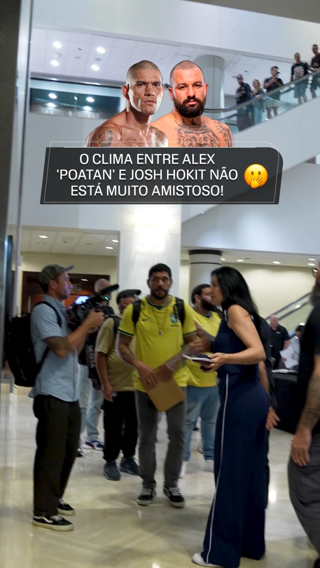 EITA! A tensão está no ar nesta semana! 👀

Alex Pereira e Josh Hokit ficaram frente a frente pela primeira vez desde a coletiva de imprensa, e o clima foi de provocação e muita tensão. 🥊😳🔥

🎥: TikTok/ufcanz

#ESPNKnockOut