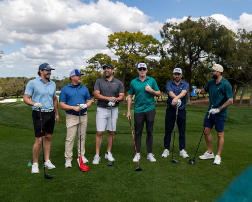 A massive Sandbagger releases today at 10am EST on YouTube. The deck is stacked against us as we’re starring down the barrel of 6 championship rings: @barstoolgruden, @rmcdonagh27 and @pattymaroon.