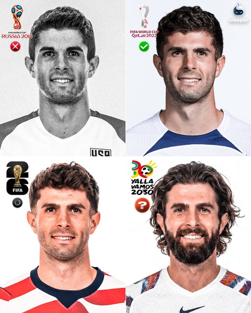 Christian Pulisic is set to play at his SECOND World Cup in the US… but how many more will he face in the future? 🇺🇸🔮

‘Captain America’ is arguably one of the greatest footballers to come out of the USA in recent history and all eyes will be on him… can he make 2026 one to remember?

We reckon he’ll most likely feature in a few more Mundials in his career too, but how many do you think he’ll set foot in? 👀