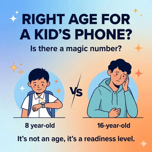 This week's Oh My Tech podcast is all about what are good time frames to step up your kids communication devices. Here is the TLDR for you if you don't have time to listen.