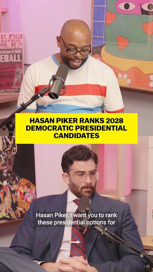 @hasandpiker, a left-wing political commentator known for causing controversy across the political spectrum, has a solid ranking of which Democrats he’d want to run for president in 2028. He explains his list to Vox’s Astead Herndon. #HasanPiker #2028Election #USPolitics #Democrats