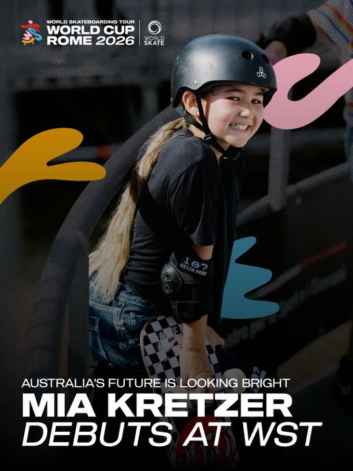 STRAIGHT TO QUARTERFINALS! Welcome, @mia_kretzer ⭐️

The 720’ing 11-year-old ripper from Perth is already turning heads in the international skateboarding scene- and now she is mixing it with the top flight worldwide. Welcome to the Tour, Mia!

📸 @raisaabal