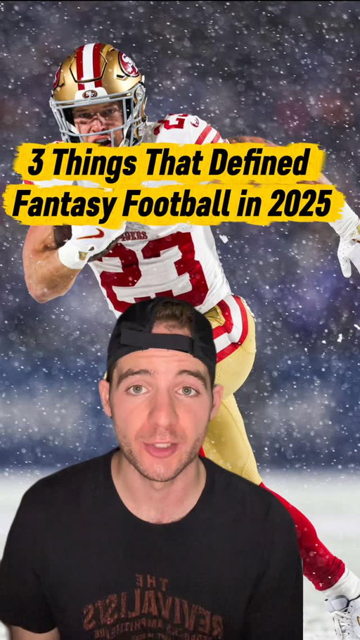 Fantasy football is a pendulum. Trends swing wildly based on what happened last season. Understanding where things are heading is critical #fantasyfootball #joshallen #ashtonjeanty