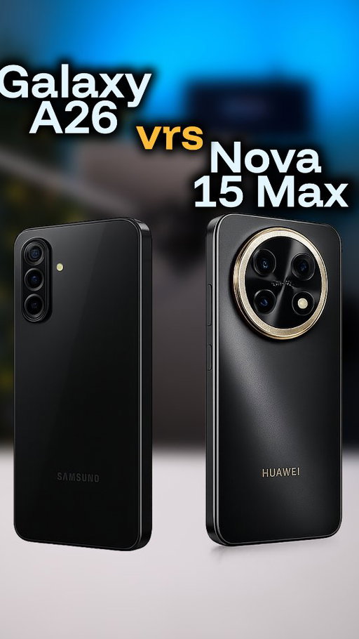 Huawei Nova 15 Max VS Galaxy A26 from Samsung