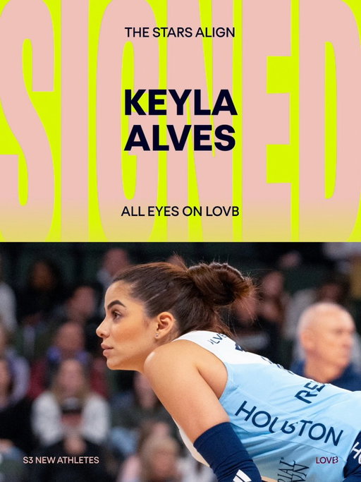 Bem-vinda de volta, Key Alves! 🇧🇷

The Brazilian libero @keyalves rejoins us for Season 3 after becoming a mother to her baby girl 💕 

Welcome back to the US, Key! 🔑