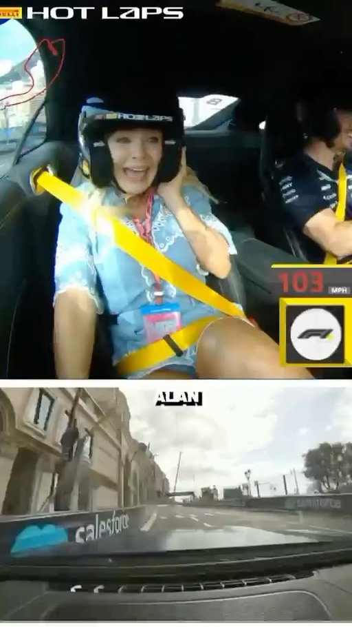 Completely calm. Totally composed. Absolutely did not scream through every corner of the Monaco Gran Prix track. @williamsf1team can confirm. (They cannot confirm.) 🏎️🤣 … Special mention for ALAAAAANNN! I can only apologise for the noise and the language at the end! 😳🤭🫣 #hotlap