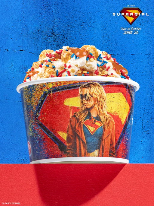 Saving the world calls for something sweet!💥🍿🍦 What's your fav part about our Supergirl’s Cosmic Kettle Corn Creation™? 😍 

See SUPERGIRL, only in theaters June 26. #Supergirl