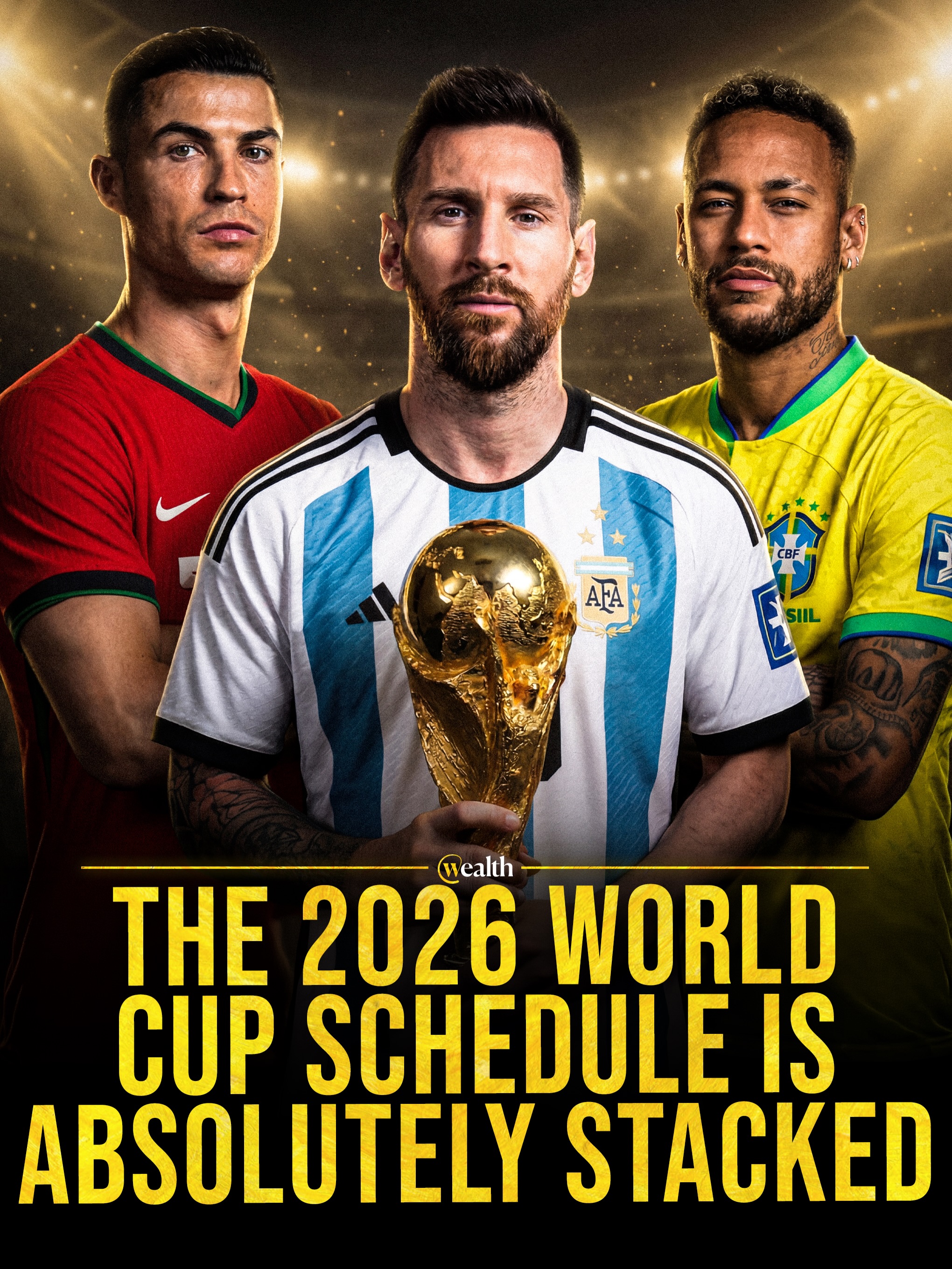 The 2026 World Cup runs from June 11 to July 19. ⚽️🗓

Mexico opens the tournament against South Africa in Mexico City on June 11, and the final is set for East Rutherford, New Jersey, on July 19 after 104 matches across 16 host cities in Canada, Mexico, and the United States.

It is the first men’s World Cup with 48 teams, 12 groups, and a new Round of 32. The group stage alone has 72 matches, and finalists will need to play eight games instead of seven to lift the trophy.

#WorldCup2026 #FIFAWorldCup #MexicoCity #EastRutherford #SoccerNews