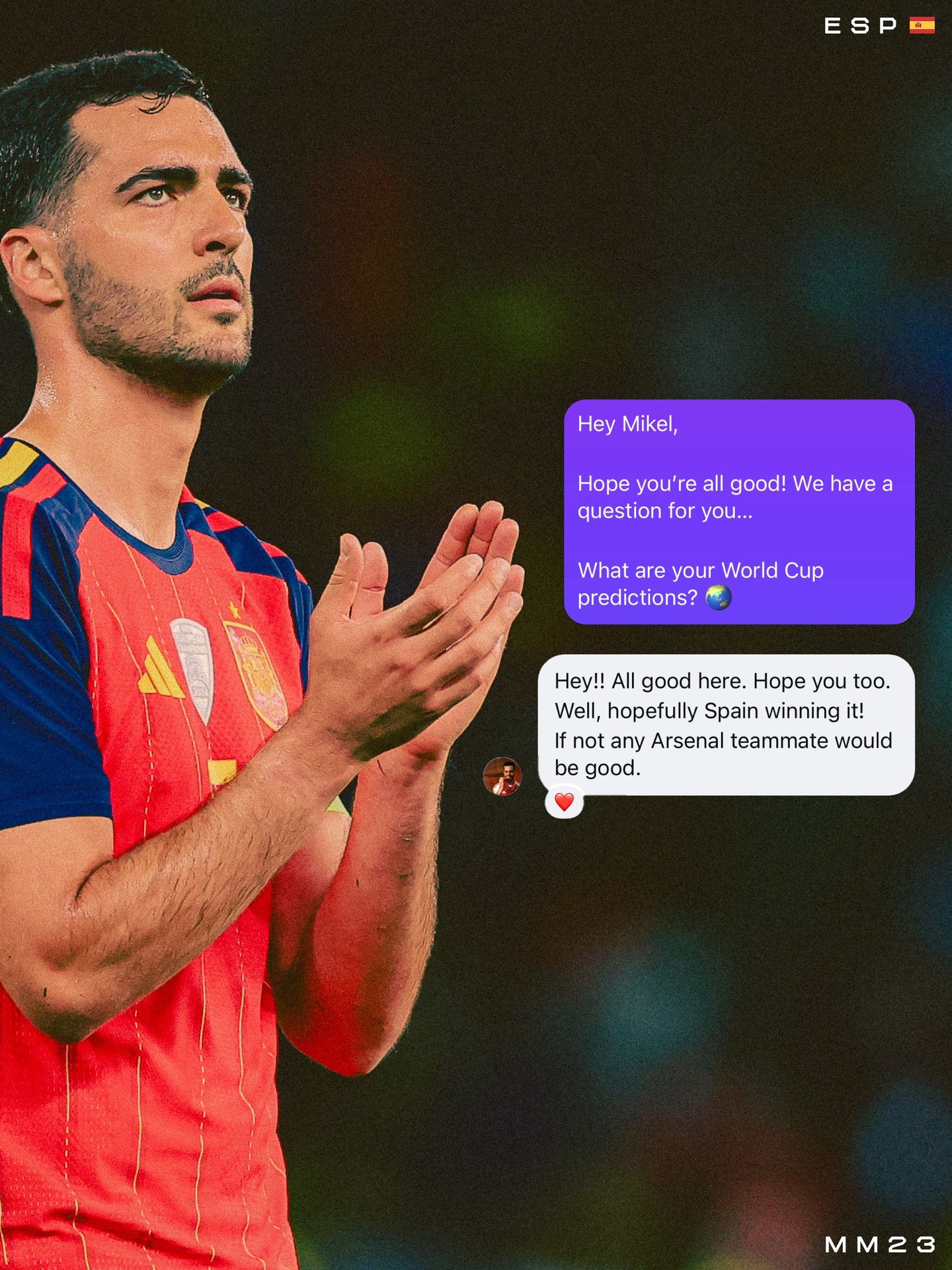 Over to you, Gunners 🔮⁣
⁣
Predicting the 2026 FIFA World Cup 📲