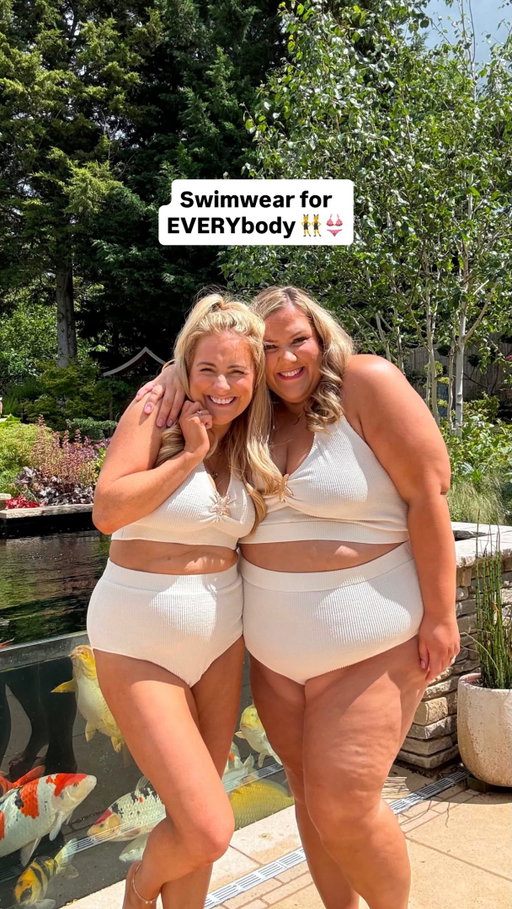 eeek we were nervous but here we are, serving you PROOF that every body is a bikini body 😍 Same Dress Different Bodies… SWIMWEAR EDITION!! 👙👯

Ok we have to admit we were a bit nervous about filming this…but d’you know what, we’re so glad we did!! We thought we’d try out our girl @jessontheplussize’s new brand @deserveclothinguk and we were NOT disappointed.

You can absolutely tell these were designed by a plus size woman as the fit is just perfection! So much love and thought has gone into them and the quality is unreal. And they up to a size 32…incredible! Smashed it Jess 👏 

Let us know your fave. Links in our stories 😘