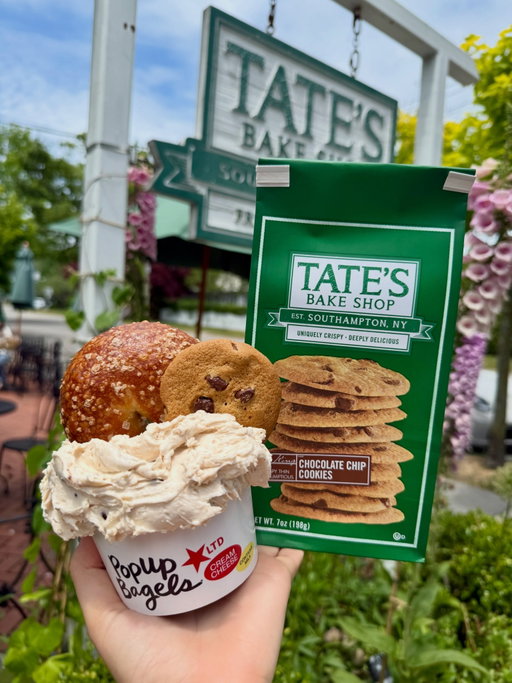 CHOCOLATE CHIP COOKIE SCHMEAR WITH @tatesbakeshop … drops this Friday exclusively at our Westhampton grand opening!!!!

While supplies last… you know what to do👀