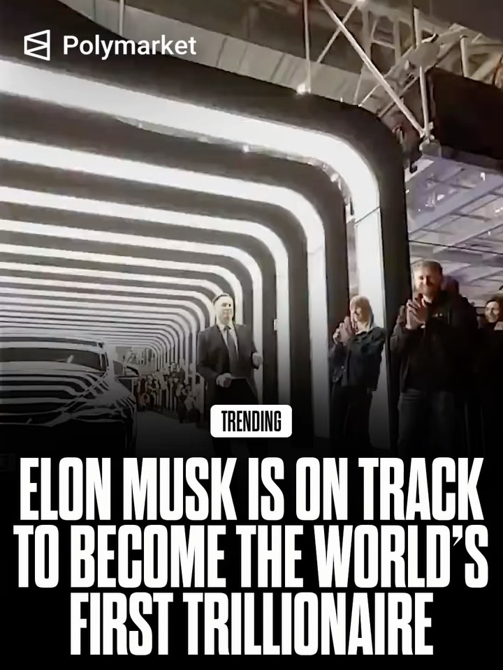 Elon Musk is poised to become the world’s first trillionaire as SpaceX prepares for its stock market debut next week. 

In a filing Wednesday, the aerospace company said it plans to raise a record $75 billion through its IPO, offering 555.6 million shares at $135 each. 

Musk owns roughly 42% of SpaceX’s equity and controls about 82% of its voting power through a dual-class share structure, giving his stake a paper value of approximately $866.5 billion at the IPO price. 

Traders predict a 96% chance Musk will become a trillionaire before 2027.