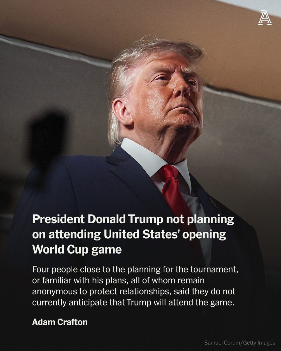 President Donald Trump is not currently planning to attend the USMNT's opening World Cup match against Paraguay on Friday at Los Angeles Stadium in Inglewood, California.

The President’s plans, of course, can always remain subject to change. It would be highly unusual for the head of state of a host nation to skip their team’s opening game at a men’s World Cup.
