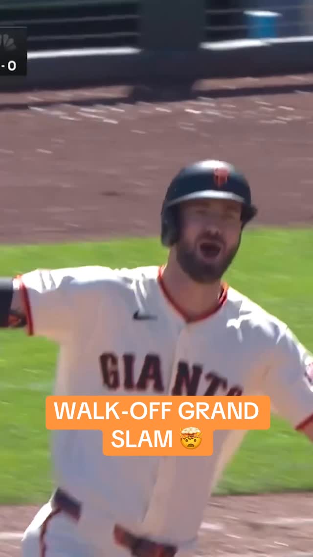 The Giants were trailing 9-1 entering the eighth inning but they come all the way back as Bryce Eldridge hits a walk-off grand slam in the bottom of the ninth while down by three 😱

(via: @mlb)