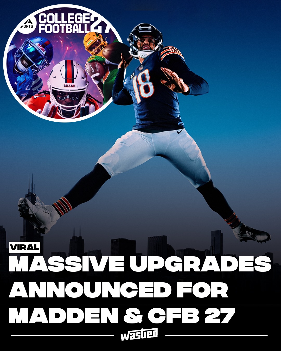 EA Sports just revealed the new features coming to College Football 27 and Madden NFL 27, and both games are getting their biggest changes in years. CFB 27 introduces NIL recruiting with verbal commits, a brand-new Mascot Mashup mode with 120+ playable mascots, a stadium builder, the Heisman Trophy ceremony, and a Road to Glory that starts in high school. It also launches on PC for the first time ever. Madden 27 debuts the Persona Engine — 65 different player DNA types where stars now hold out, demand trades, and react to your decisions week to week. A reworked contract negotiation system, the return of Coach Mode, and a GOAT career journey in Superstar round it out. CFB 27 drops July 9, Madden 27 on August 13.

#easportspartner
