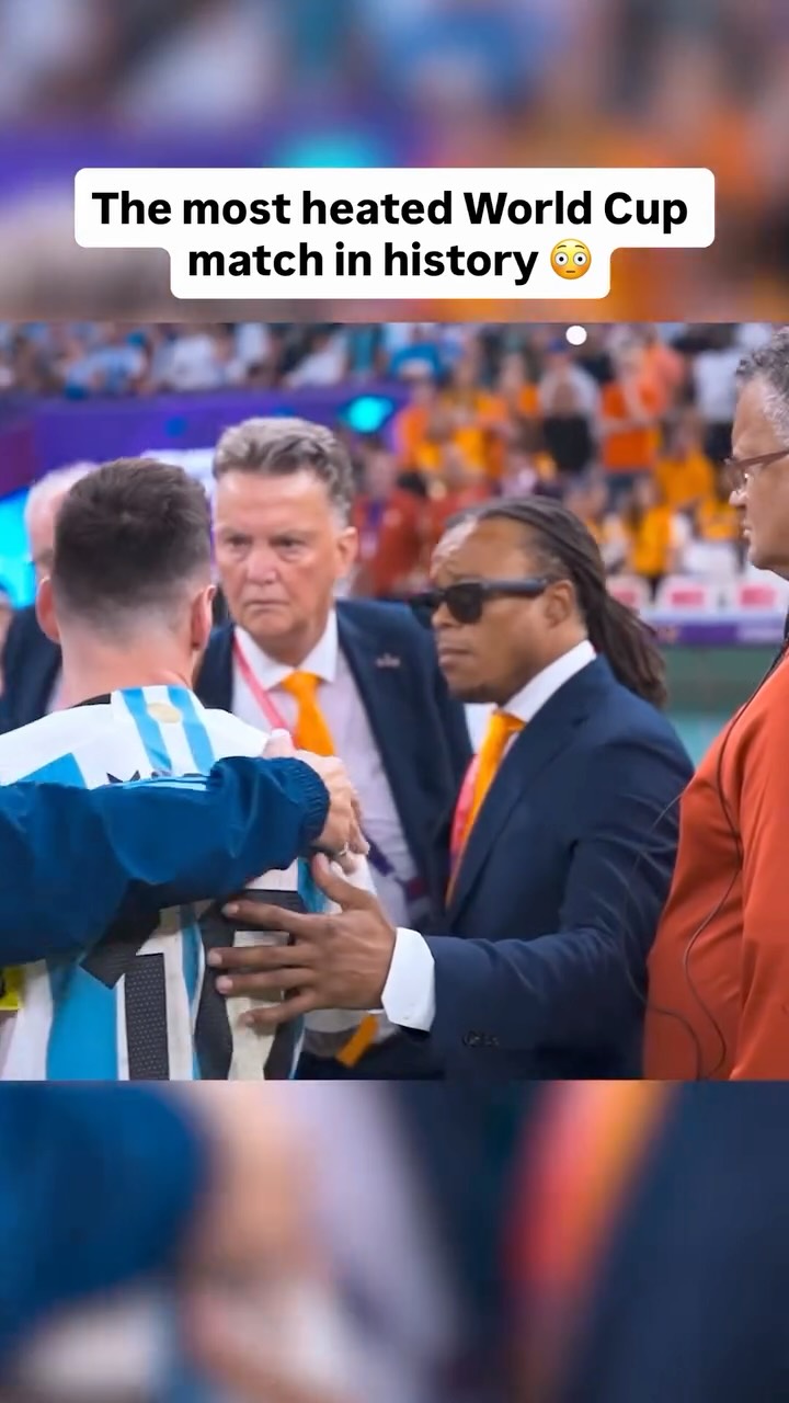When Lionel Messi and Argentina eliminated the Netherlands in the 2022 World Cup quarter-final in one of the most heated matches in World Cup history.

The game set a World Cup record with 18 yellow cards issued.

📺 Captains of the World

#lionelmessi #messi #argentina #netherlands #worldcup