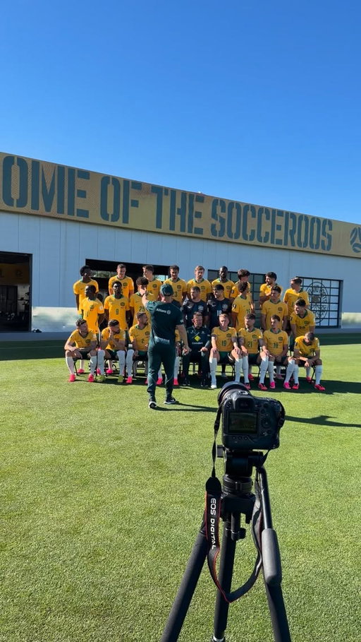 Behind the scenes of the official #Socceroos squad photo for the #FIFAWorldCup 👀📸

3️⃣ days to go until we start our campaign against Türkiye...

🇦🇺 v 🇹🇷 - 13.6.26 - 9:00pm local
🇦🇺 v 🇹🇷 - 14.6.26 - 2:00pm AEST

📱💻📺 Live on SBS & SBS On Demand