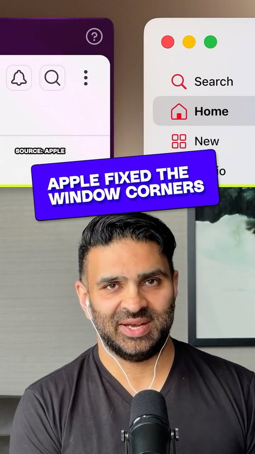 Apple’s macOS 27 Golden Gate is bringing back a laser focus on design, including more rounded window corners. #Apple #WWDC #macOS #macOS27 #Vergecast