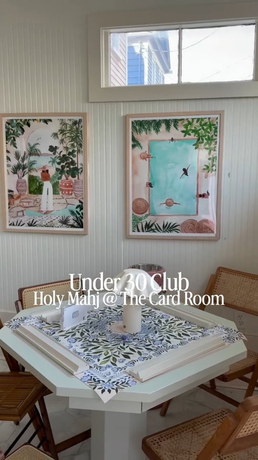 If you’re new to Charleston and looking to meet people, this is your sign🩵✨

The sweetest community of women, great conversations, and a little mahjong mixed in thanks to @holymahj and the Under 30 Club.