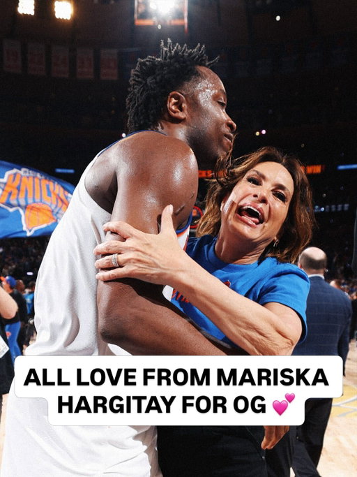 @therealmariskahargitay praised @oanunoby before Game 3 and was one of the first to celebrate with him after his Game 4 heroics! 🙌
