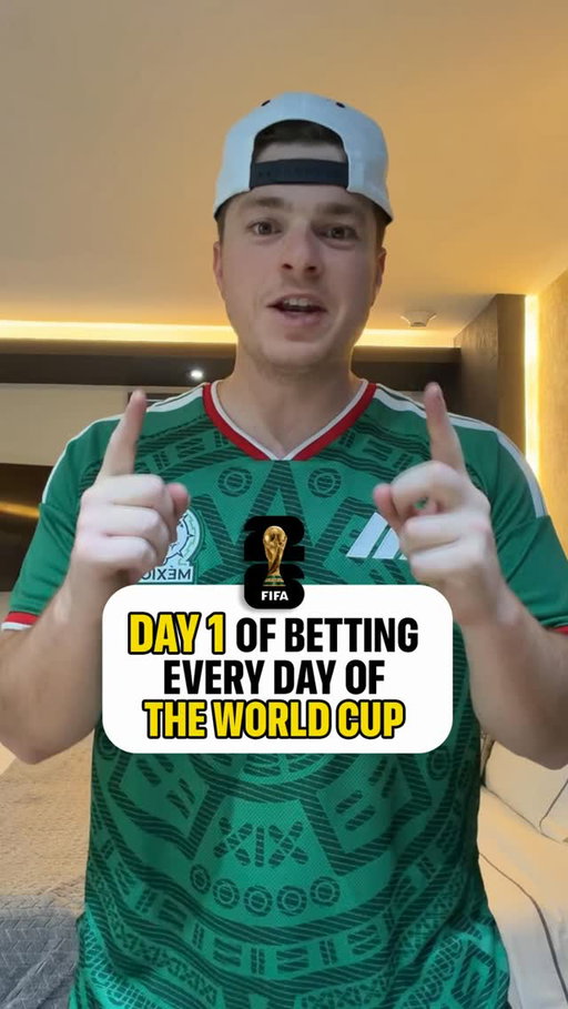 Day 1 of Betting Every Match of the World Cup

Will I be profitable after 40 days?