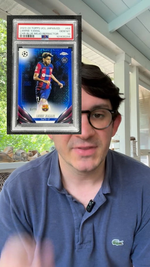 What makes this Lamine #yamal card more valuable than others ? In the first Trove Index I break down why this card is ultra rare and why it’s probably going to stay that way. 

#footballcards #soccercards #collector #thehobby 

This is a paid promotion with @trove.xyz