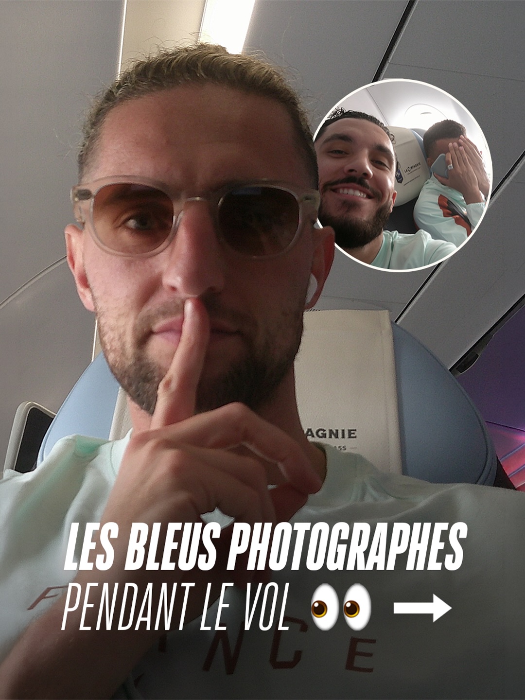 On a confié un appareil photo jetable aux Bleus dans l’avion. Voici le résultat 📸😄

We handed a disposable camera to Les Bleus on the plane. Here’s the result.

✈️ @lacompagnie_businessclass