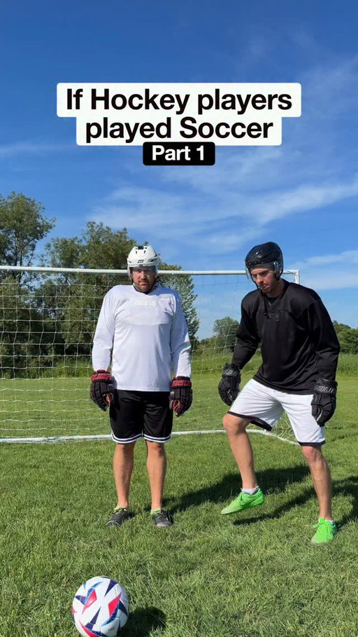 When worlds collide ⚽️🏒🤝 #FIFAWorldCup #Robworling14 #StanleyCupFinals #Hockey #Soccer