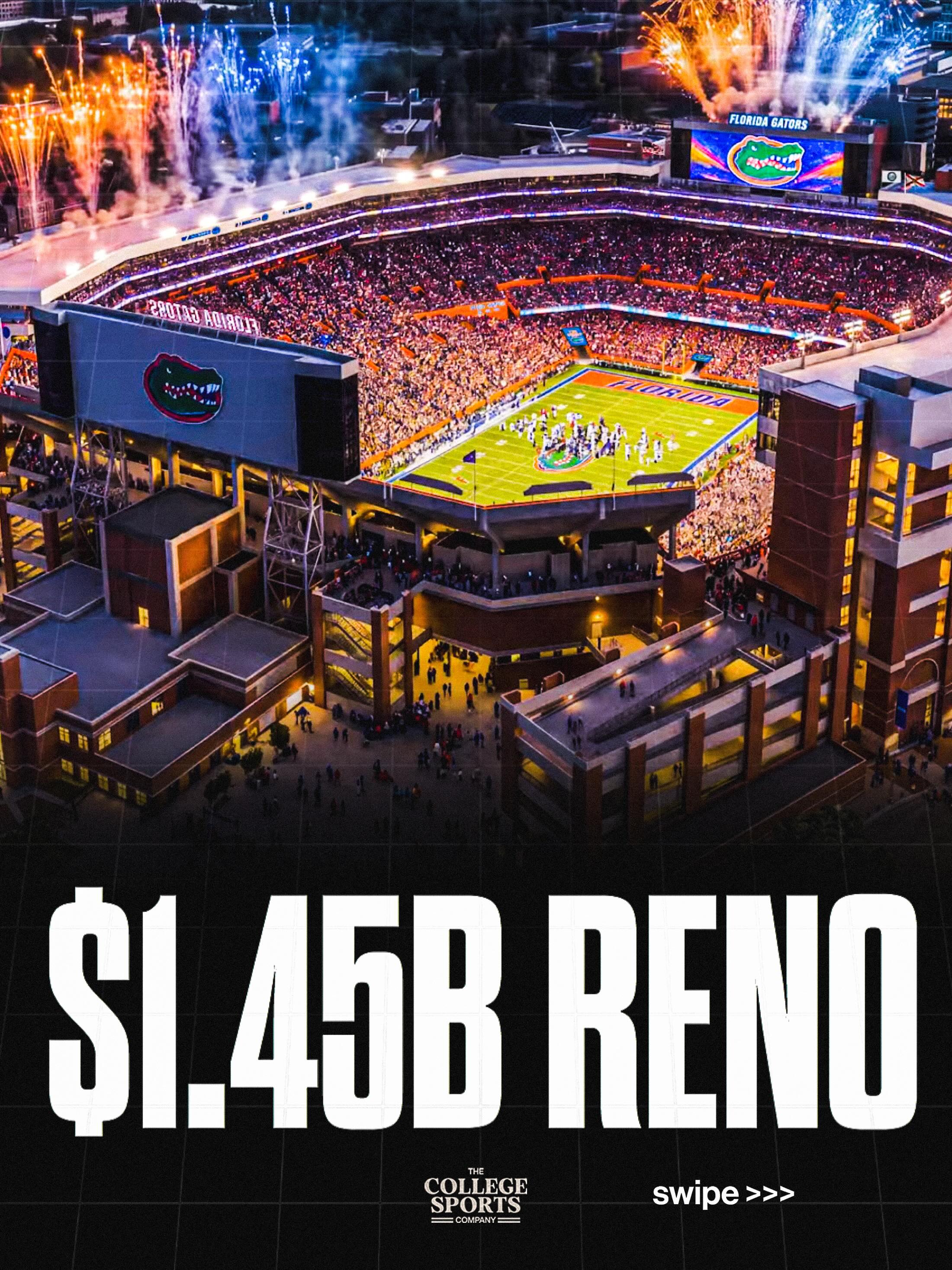 Florida has announced a $1.45 Billion renovation plan for Ben Hill Griffin Stadium and released renders 🐊

The project will start after the 2026 season with completion set for 2030.

It is expected to be the most expensive stadium reno in college football history.

(📸/🎥 via @floridagators) 

#florida #gogators #football #cfb #collegefootball