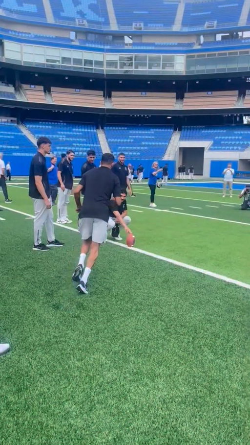 The power of the World Cup 🔥

@riyadmahrez26.7 kicking a field goal at The Booth 👀