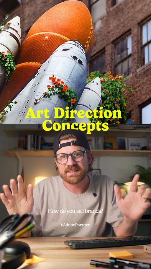 One of the hardest parts of art direction is helping a client see your vision. So the best art directors I know, don’t leave any room for miscommunication. They use @Photoshop and mock up exactly what they have in their heads. That’s how you get the greenlight to make your craziest ideas. #AdobePhotoshopPartner