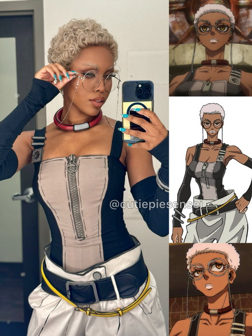 I know a lot of yall have asked about my wig and eye makeup details for my Semiu costume. I promise I’m putting together a full video GRWM with all the info next weekend, so if I haven’t answered your question yet I promise I’m not trying to gatekeep! Thanks for all the love on this one ^_^ I’m really happy with how the look came together. 

Thank you so much @panteronacosplay for the 3d file for the choker. It’s perfect! And thank you to @lorrainecosplay for the lineart advice ❤️ I love having a community to lean on.

Thanks for welcoming me to the Cleaners.

#semiu #gachiakuta
