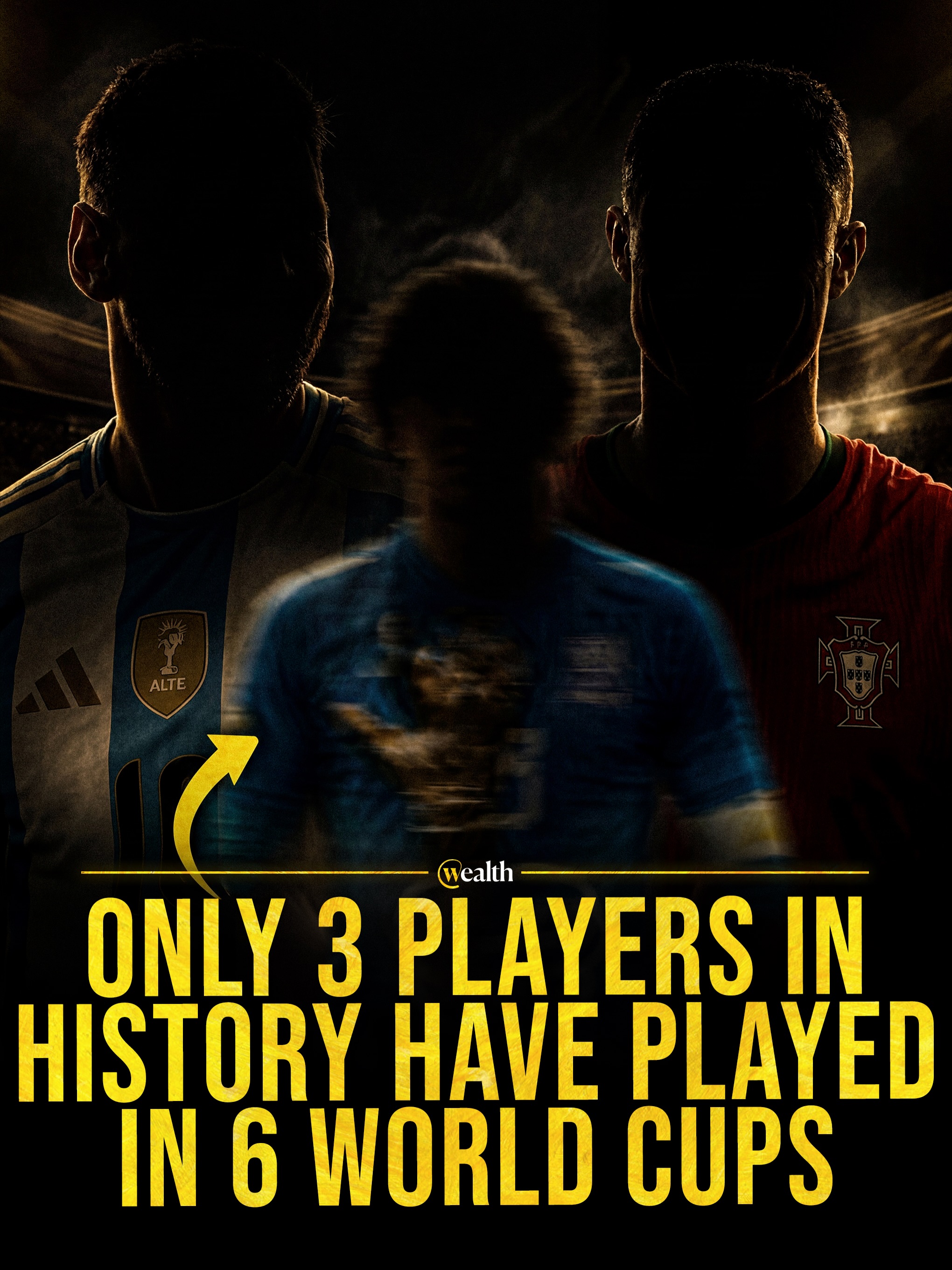 These players have made history. ⚽️🌎

FIFA’s confirmed rosters for the tournament opening on June 11, 2026 include Lionel Messi with Argentina, Cristiano Ronaldo with Portugal and Guillermo Ochoa with Mexico. Messi and Ronaldo have been selected for a record sixth men’s World Cup, extending runs that began in Germany in 2006.

#WorldCup #FIFA2026 #LionelMessi #CristianoRonaldo #GuillermoOchoa