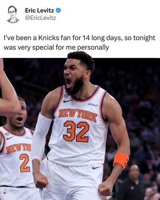 Everyone is a Knicks fan now 😂