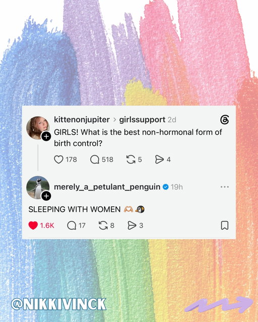 Pride chat: Let’s talk about one of the most exhausting parts of queer healthcare.

Queer ladies, how many times have you had to explain to your OBGYN that yes, you’re sexually active... and no, you don’t need birth control because your current sexual practices don’t put you at risk for pregnancy?

And then do it again the next year.
And the year after that.
And the year after that.

It’s such a small interaction, but it’s a reminder that our healthcare system still defaults to cisgender, heterosexual assumptions.

You shouldn’t have to come out, explain yourself, or defend your sex life just to get appropriate care. 

and yes, of course, there are 1 million reasons that queer women can still be on birth control if they choose. But it absolutely should not be a conversation that is started simply because of the contraceptive needs.