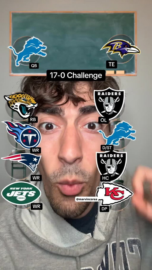 17-0 challenge! #nfl #fantasyfootballadvice #fantasyfootball #fantasyfootballtips #nflfantasy