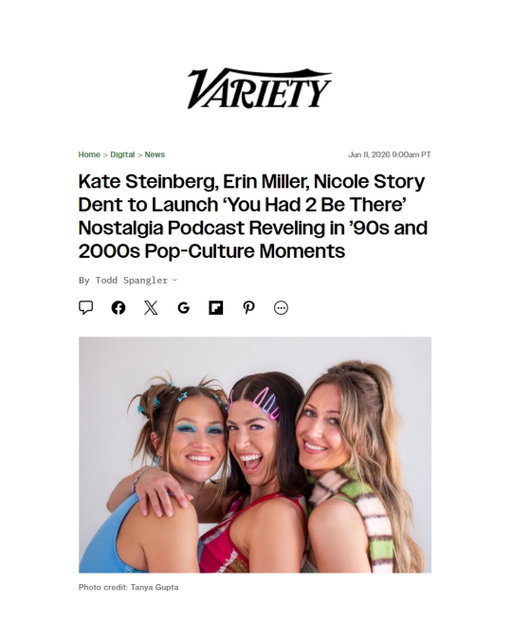 MOM WE’RE IN @variety 🩷🤩