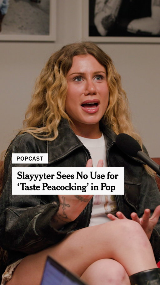 Slayyyter, who became one of 2026’s breakout pop stars with the release of her third studio album “Worst Girl in America” and a viral Coachella set, shares her thoughts on why loving pop music will never, as Lady Gaga once said, be “low brow.”

In her interview with @popcast, @slayyyter discusses her journey from being a struggling DIY artist to getting signed by a major label, why she calls her genre “iPod music” and more.

Tap the link in our bio to watch the full interview, or comment "Slayyyter" to get it sent to your inbox.