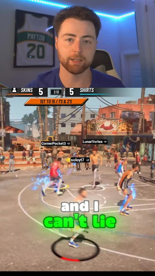 This game is INSANE 🔥 #nbatherun #basketball #videogames