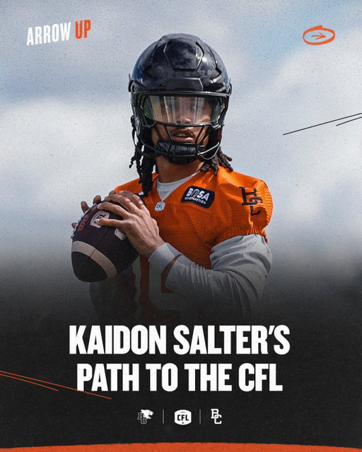 From college standout to CFL quarterback, Kaidon Salter shares his journey.

Arrow Up is LIVE!
